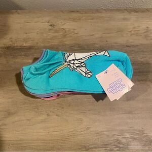 Unicorn socks size 3-10 multi‎ pack 7 pairs